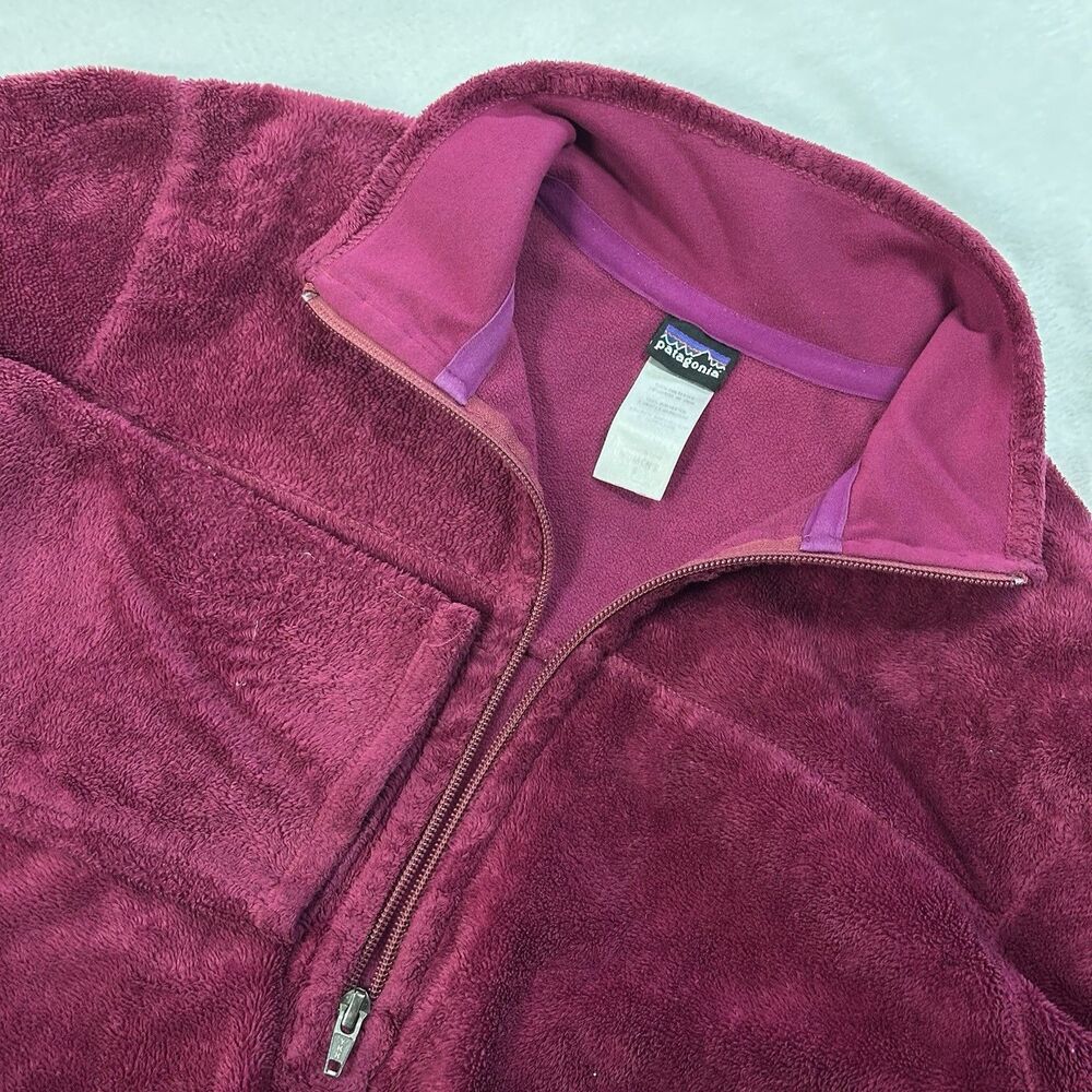 Patagonia Better Sweater Style Fleece Quarter Zip‎ Women Medium Pink